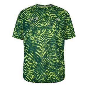 New Balance Mens Performance Short-Sleeved Running Top / Green